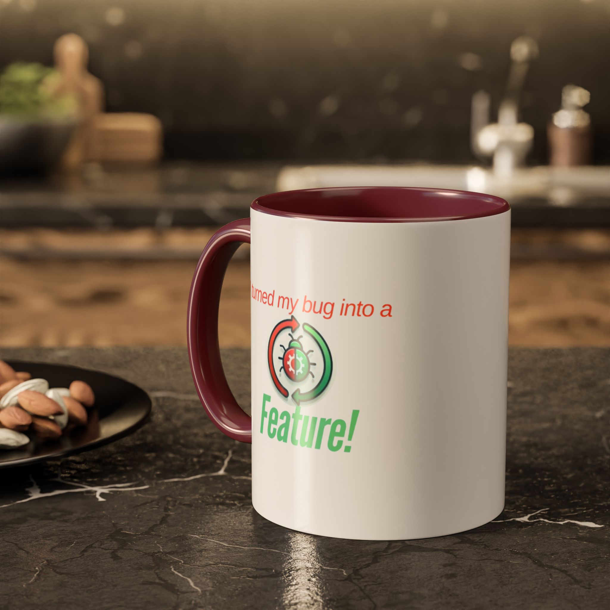 I Turned My Bug Into a Feature! Funny Programmer TwoTone Coffee Coding Humor Gift for Developers, Software Engineers and Tech Enthusiasts - Image 31
