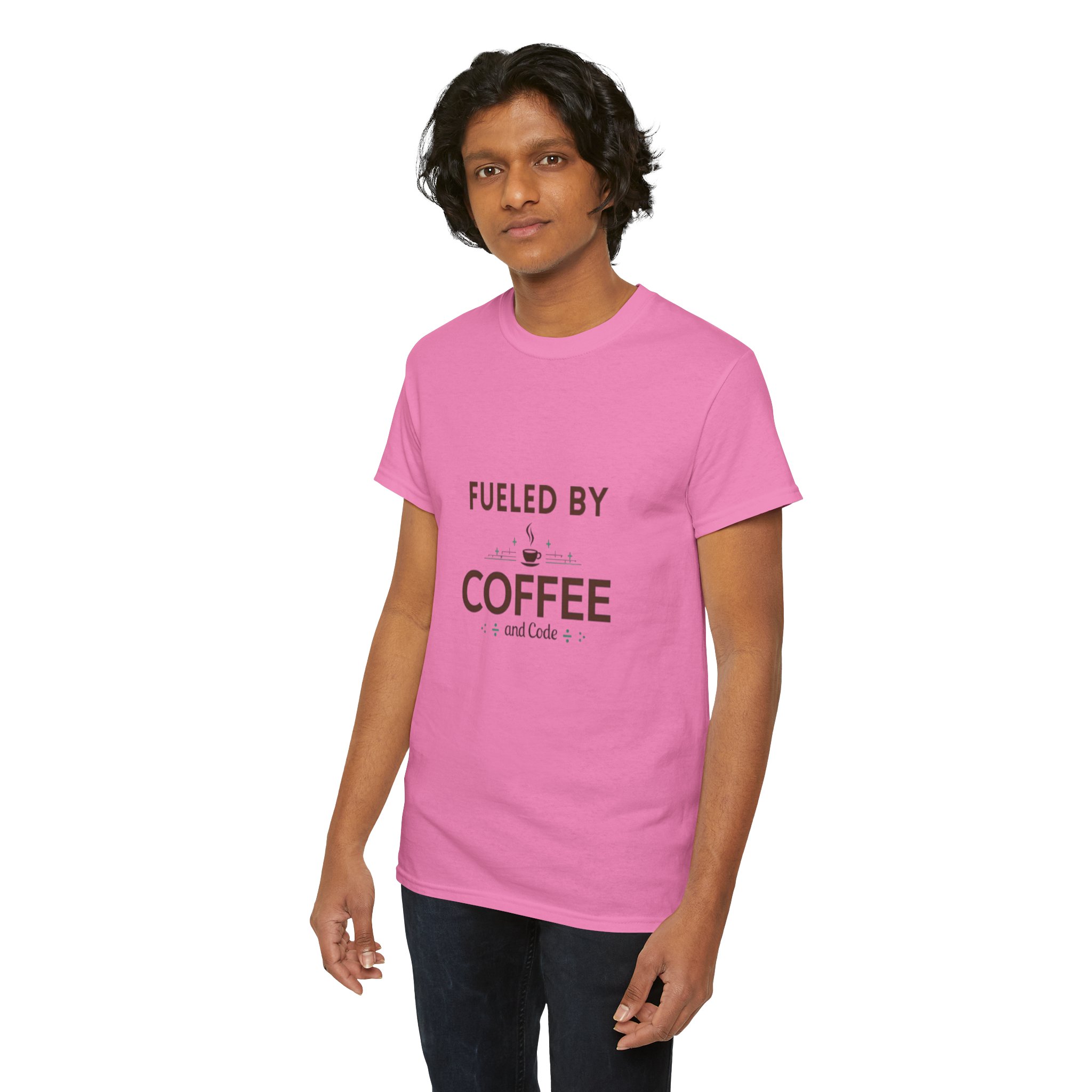 Fueled by Coffee and Code T-Shirt, Geeky Programmer Gift, Coffee Lover & Coder Shirt, Fun and Nerdy Design, Programmer Life Apparel - Image 27