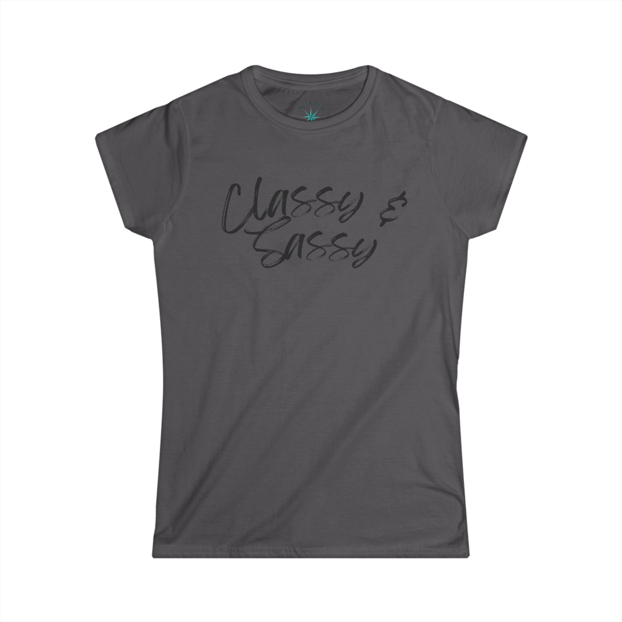 Classy and Sassy Women's Softstyle Tee, Funny Christmas Gift, Humor Shirt, Womens Graphic Top, Sarcastic Holiday T-Shirt - Image 13