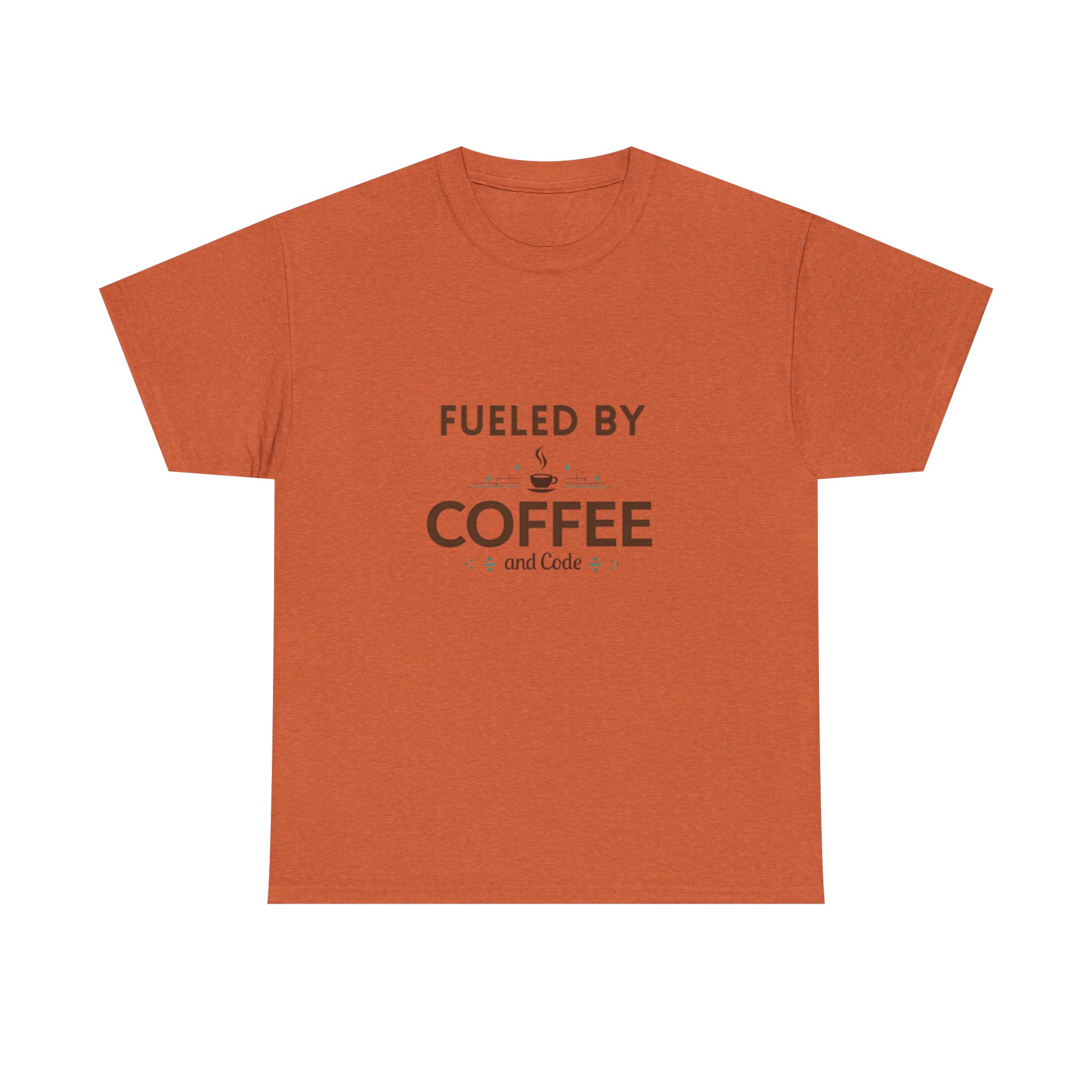 Fueled by Coffee and Code T-Shirt, Geeky Programmer Gift, Coffee Lover & Coder Shirt, Fun and Nerdy Design, Programmer Life Apparel - Image 5