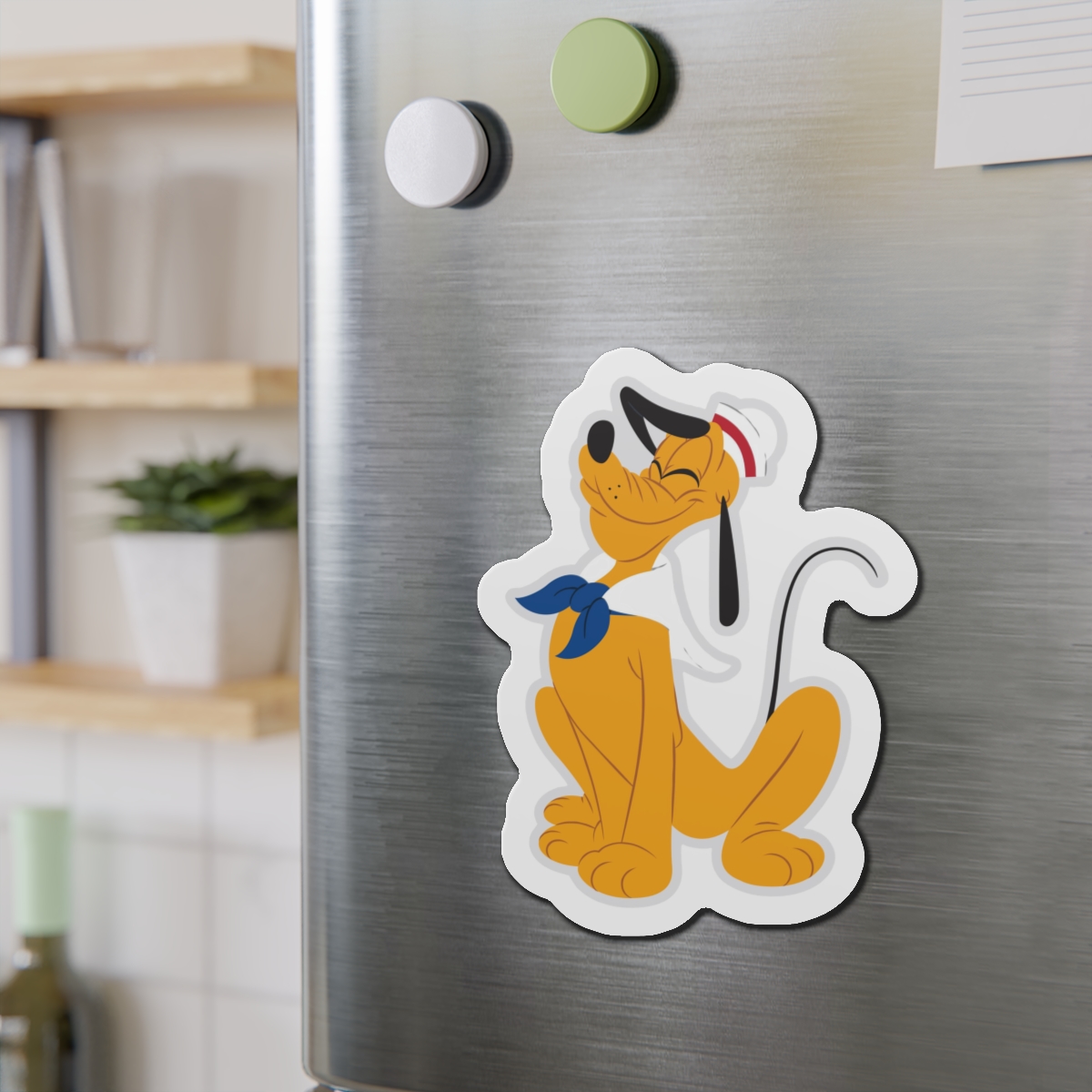 Disney Cruise Nautical Pluto Magnet, Cruise Door Decoration, Fridge Magnet, Disney Cruise Souvenir, Nautical Theme Magnet - Image 3