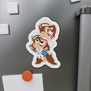 Disney Cruise Nautical Chip and Dale Door Magnet, Cruise Ship Decor, Nautical Theme Magnet