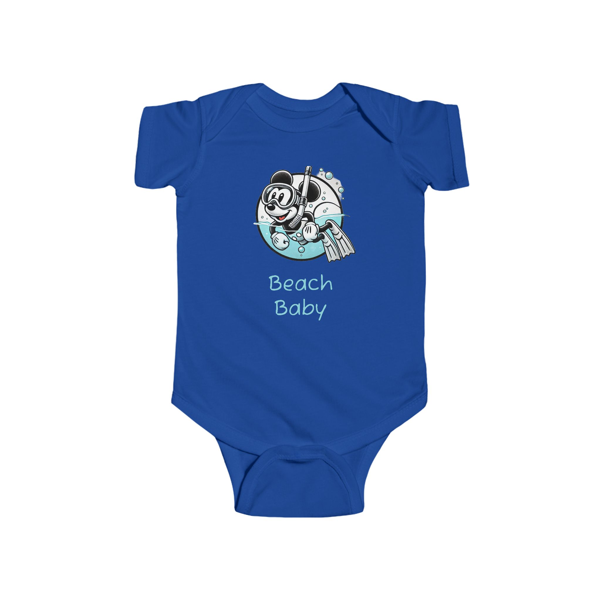 Beach Baby Mickey Mouse Snorkeling Cute Water Baby, Baby Shower Gift, Baby Clothes, Beach Vacation, Disney Cruise, Aulani, Hawaii - Image 7