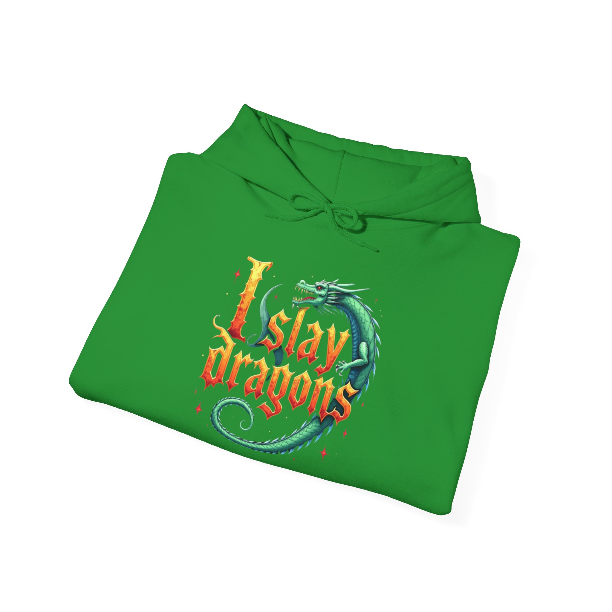 I Slay Dragons Hoodie - Fantasy RPG Gamer Sweatshirt for Dragon Lovers, D&D Fans, and Adventurers - Image 20