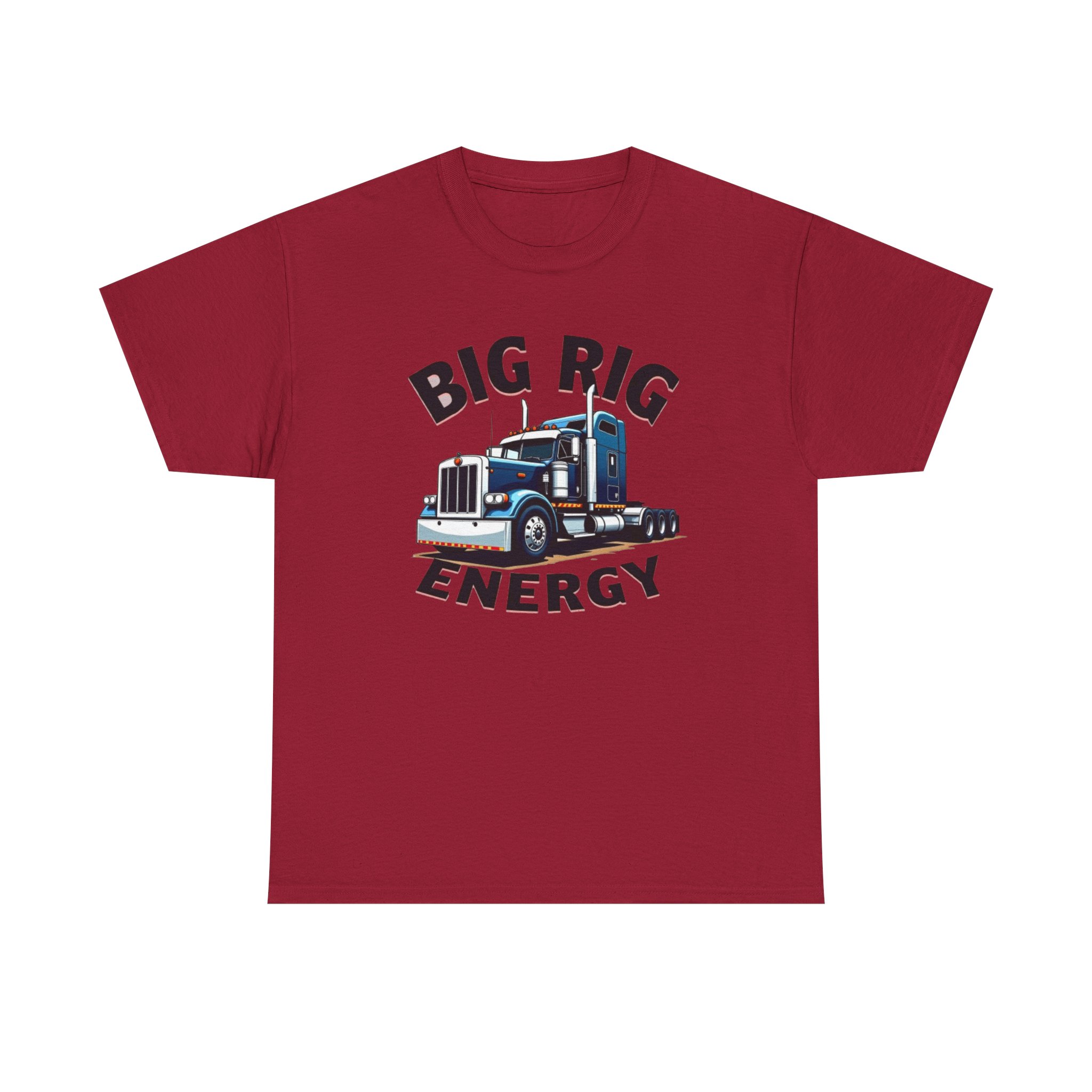 Big Rig Energy Unisex Heavy Cotton Tee, Funny Trucker Shirt, Gag Gift, Funny Truck Driver Shirt, Truck Lover Gift, Trucker Tee Shirt - Image 33