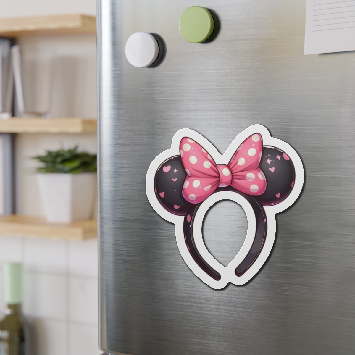 Cute Minnie Mouse Ears Die-Cut Magnet, Magical Decor for Disney Lovers, Gifts for Kids, Party Favors, Home & Car Decoration - Image 6
