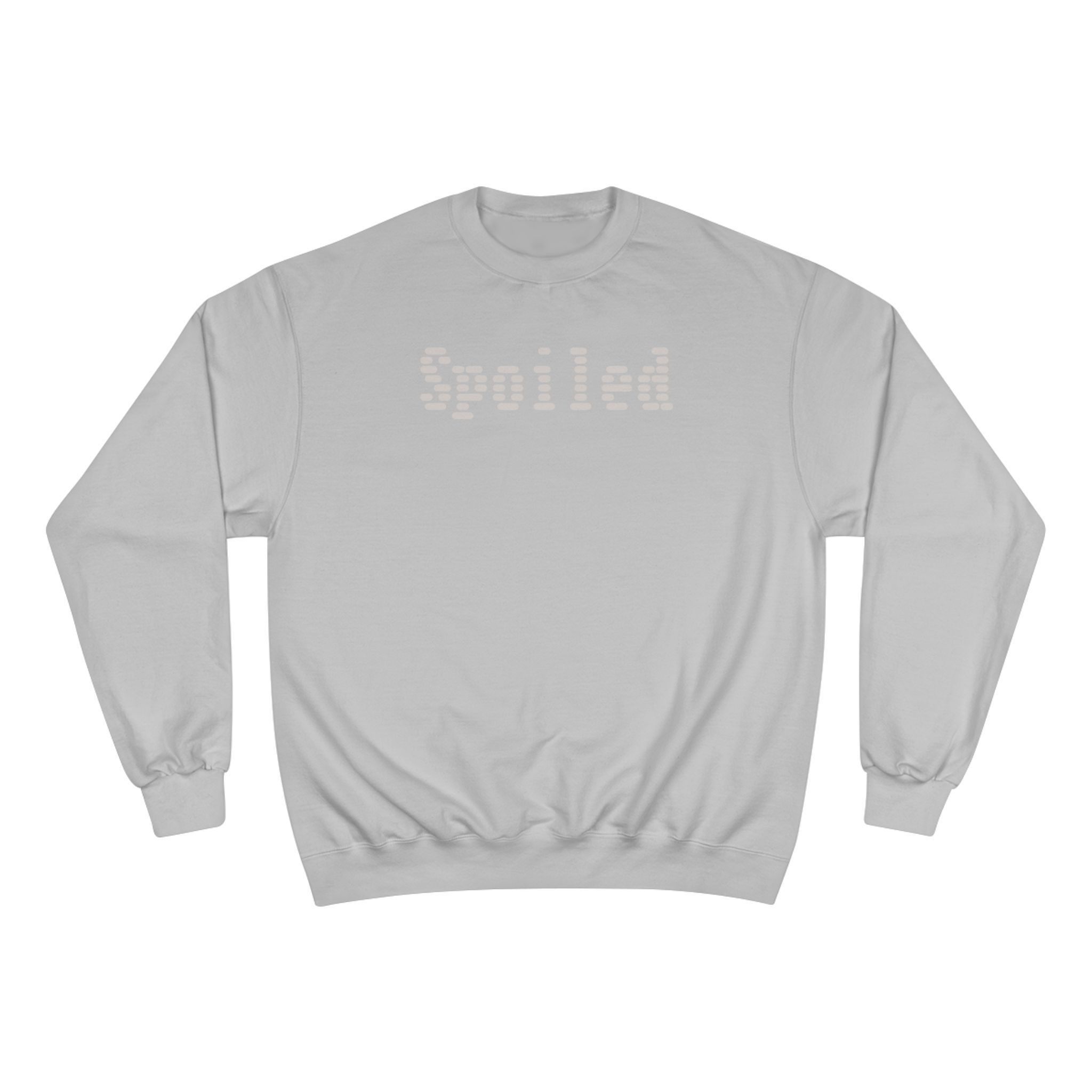 Spoiled Sweatshirt, Mono Color Design, CHAMPION BRAND - Image 2