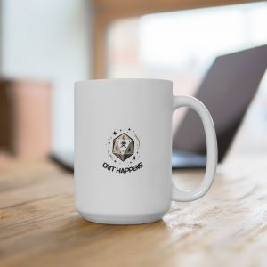 Crit Happens - Funny D20 Gamer Mug (15 oz)