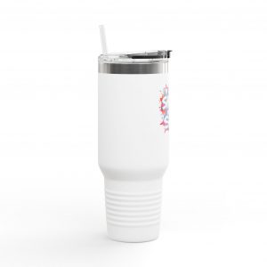 40oz Insulated Travel Mug - Im Too Short for This Sh*t Bold Funny Design