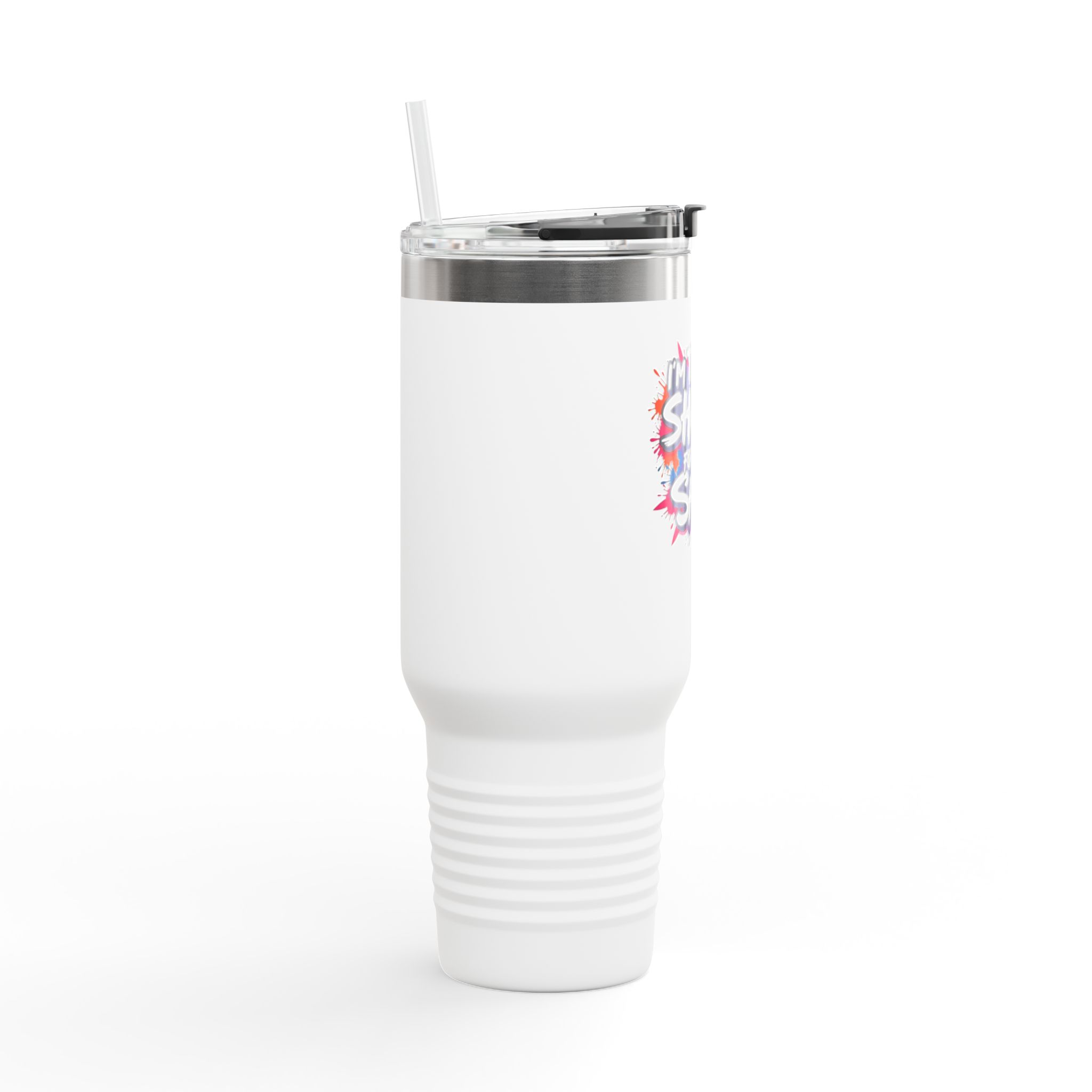 40oz Insulated Travel Mug - Im Too Short for This Sh*t Bold Funny Design