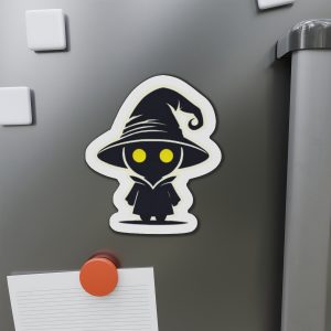 Adorable Black Mage-Inspired Die-Cut Magnet Fantasy Gaming Décor FFIX Vivi
