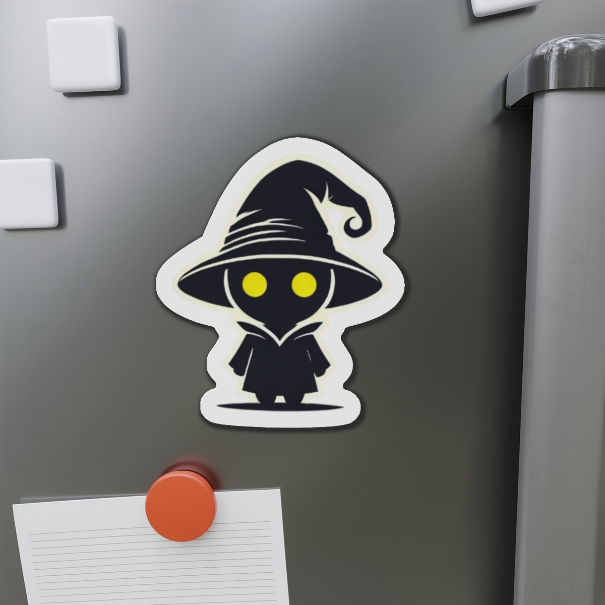 Adorable Black Mage-Inspired Die-Cut Magnet Fantasy Gaming Décor FFIX Vivi - Image 14