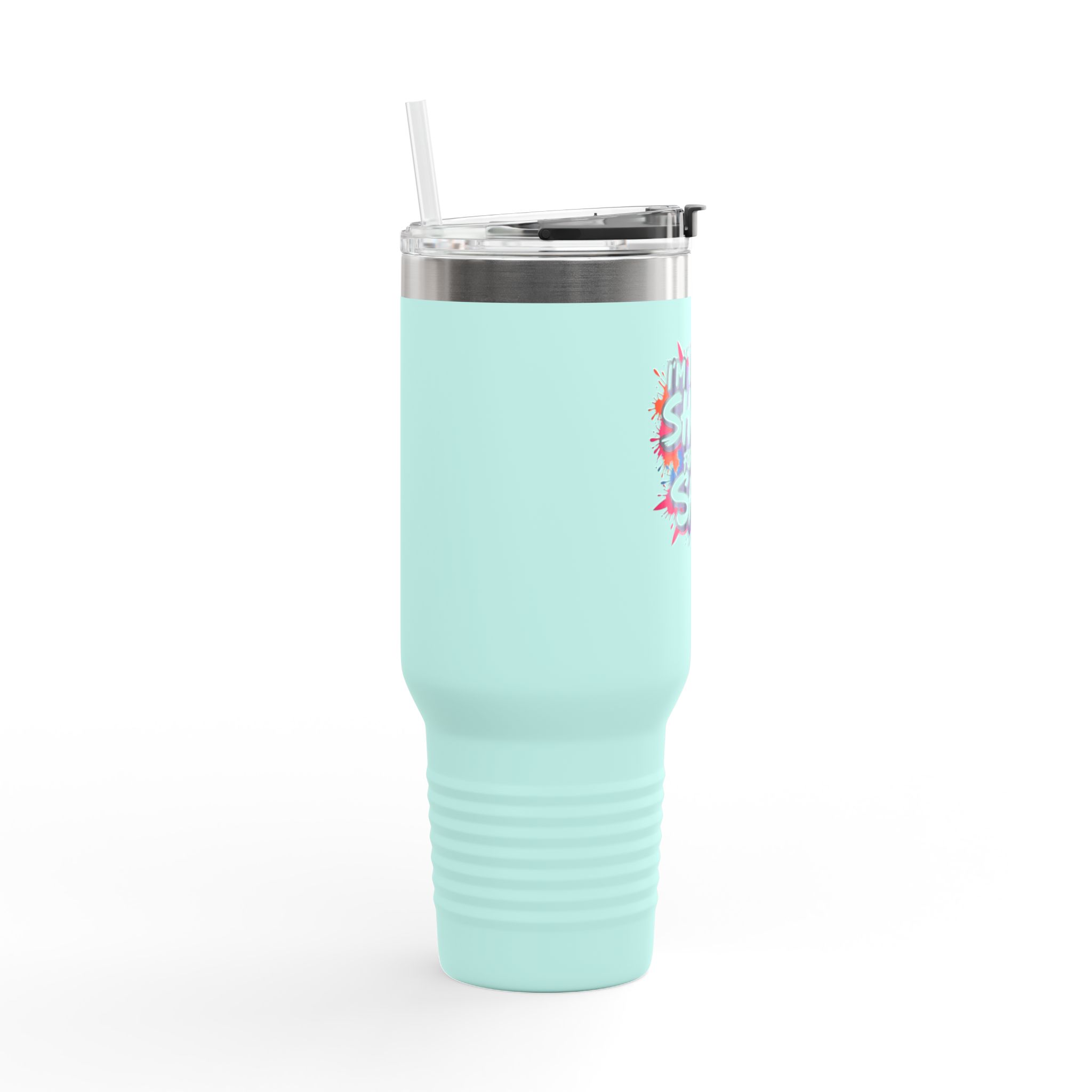 40oz Insulated Travel Mug - Im Too Short for This Sh*t Bold Funny Design - Image 13