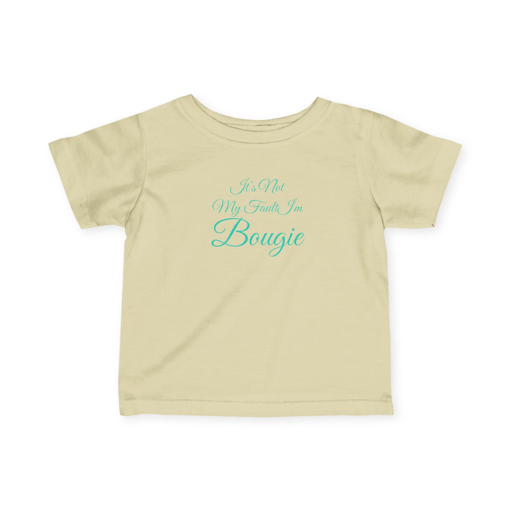 Funny Bougie Baby Infant Tee, Cute Toddler T-Shirt, It's Not My Fault, Bougie Baby Shirt, Baby Shower Gift, Trendy Kids Clothes - Image 4