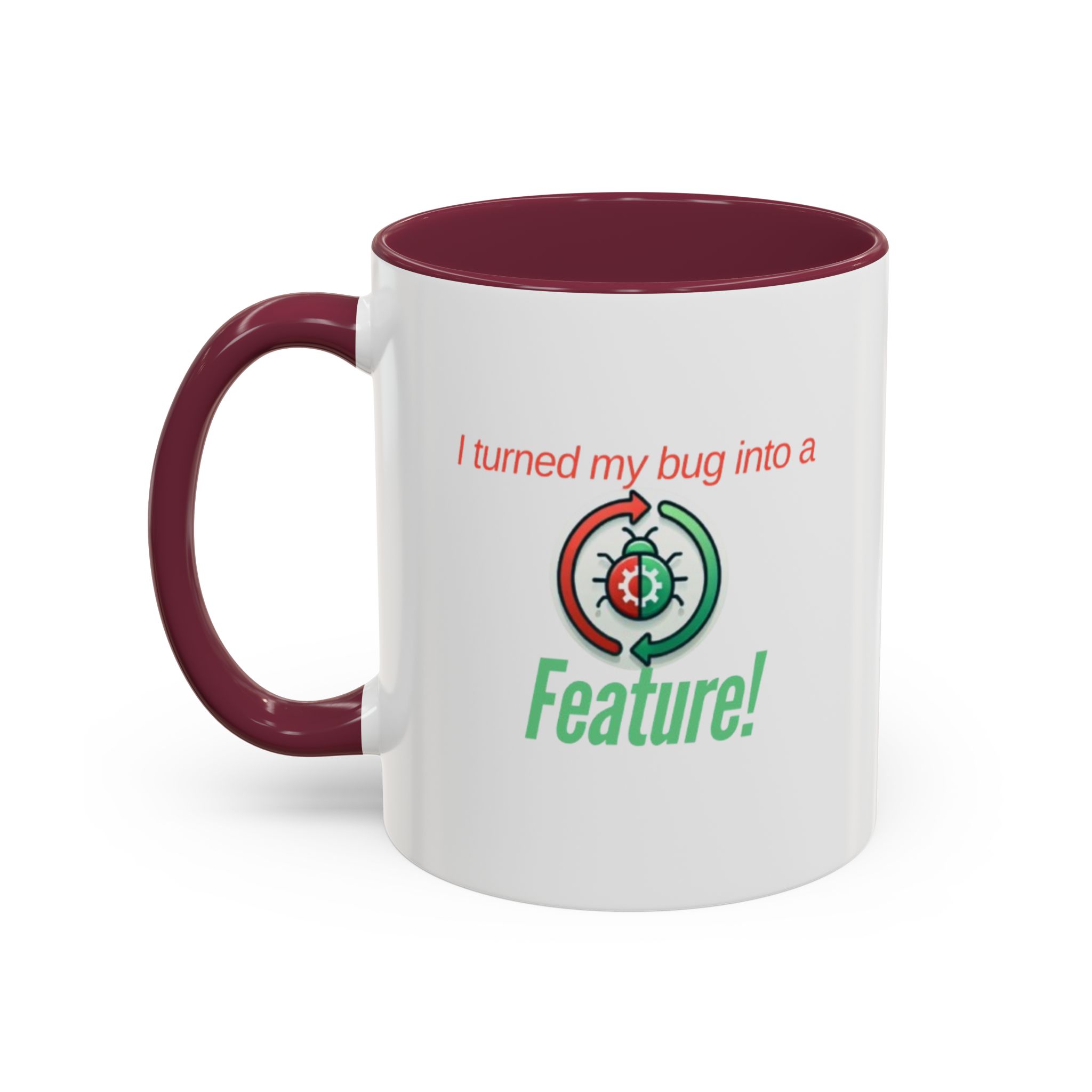 I Turned My Bug Into a Feature! Funny Programmer TwoTone Coffee Coding Humor Gift for Developers, Software Engineers and Tech Enthusiasts - Image 30