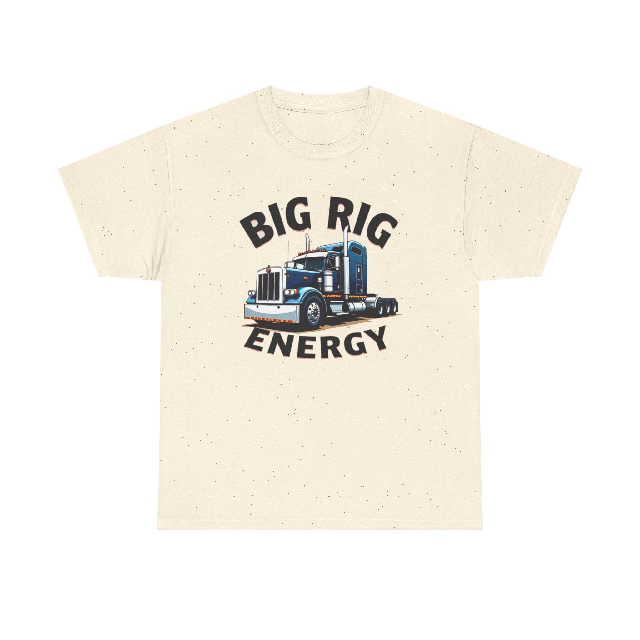 Big Rig Energy Unisex Heavy Cotton Tee, Funny Trucker Shirt, Gag Gift, Funny Truck Driver Shirt, Truck Lover Gift, Trucker Tee Shirt - Image 9