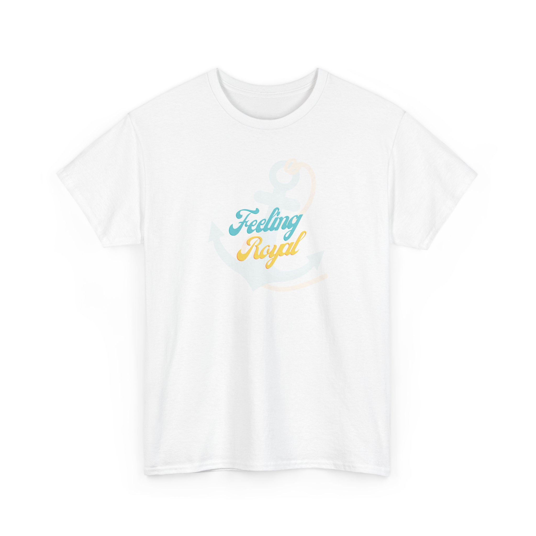 Royal Caribbean Cruise Line Unisex Cotton Tee, Feeling Royal, Nautical T-shirt, Cruise Vacation Shirt, Men Women Apparel Gift, Travel - Image 3