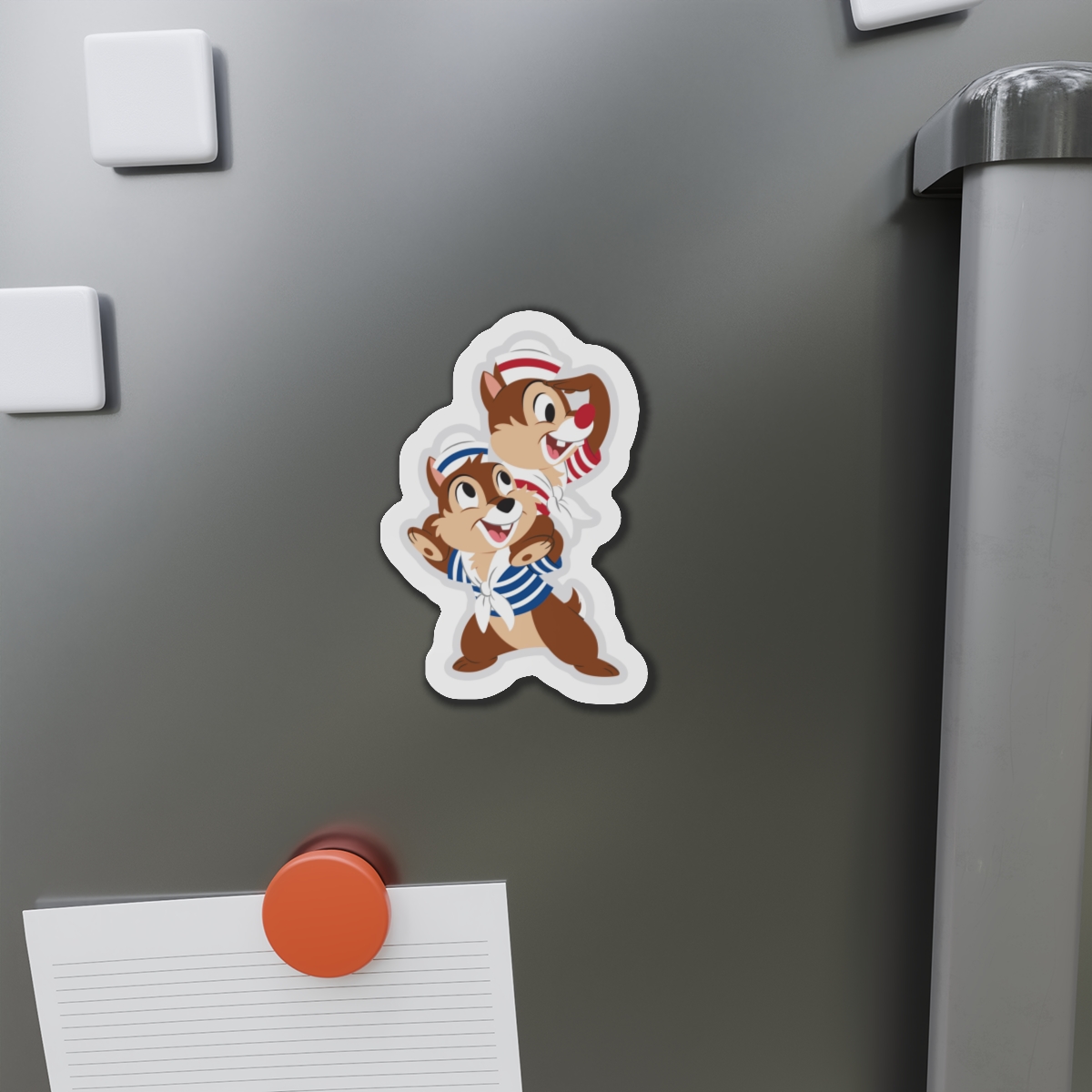 Disney Cruise Nautical Chip and Dale Door Magnet, Cruise Ship Decor, Nautical Theme Magnet - Image 2
