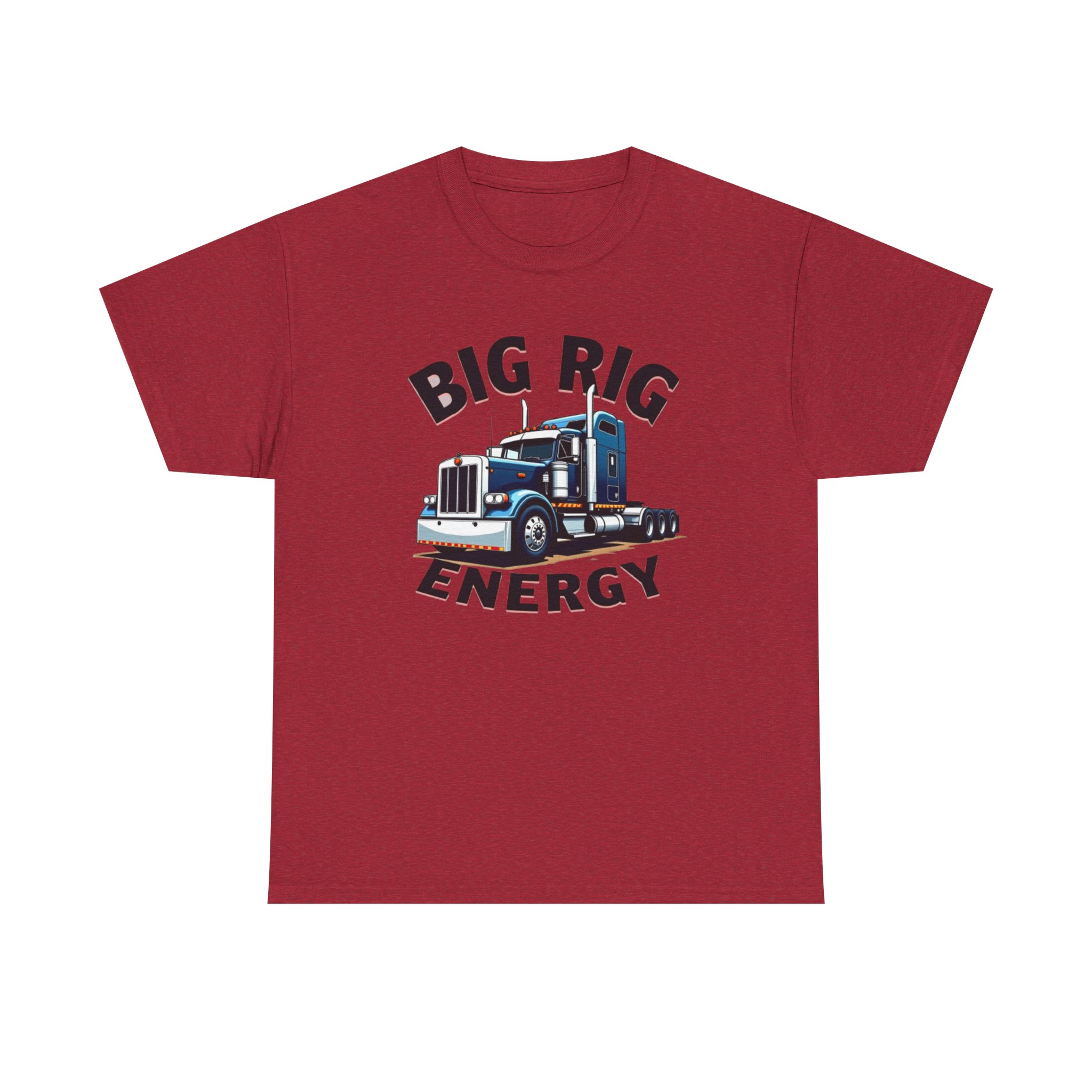 Big Rig Energy Unisex Heavy Cotton Tee, Funny Trucker Shirt, Gag Gift, Funny Truck Driver Shirt, Truck Lover Gift, Trucker Tee Shirt - Image 29