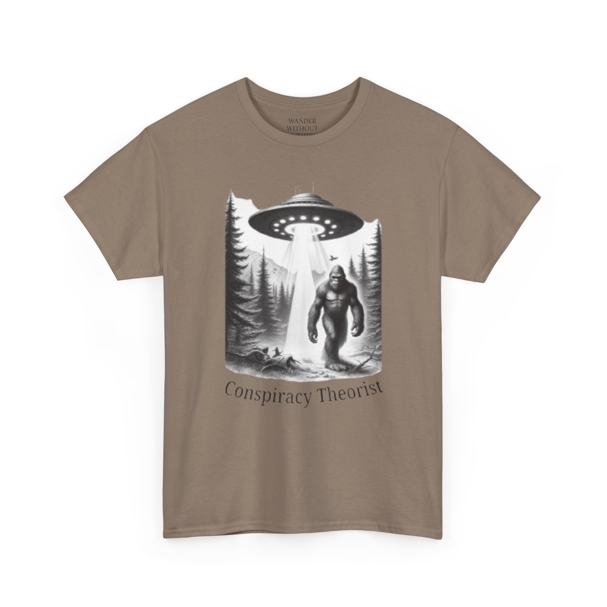 Funny Conspiracy Theory Unisex Tee, Yeti, UFO, Pacific Northwest Shirt for Camping, Aliens, Mythical Creatures, Conspiracy Theorists - Image 11