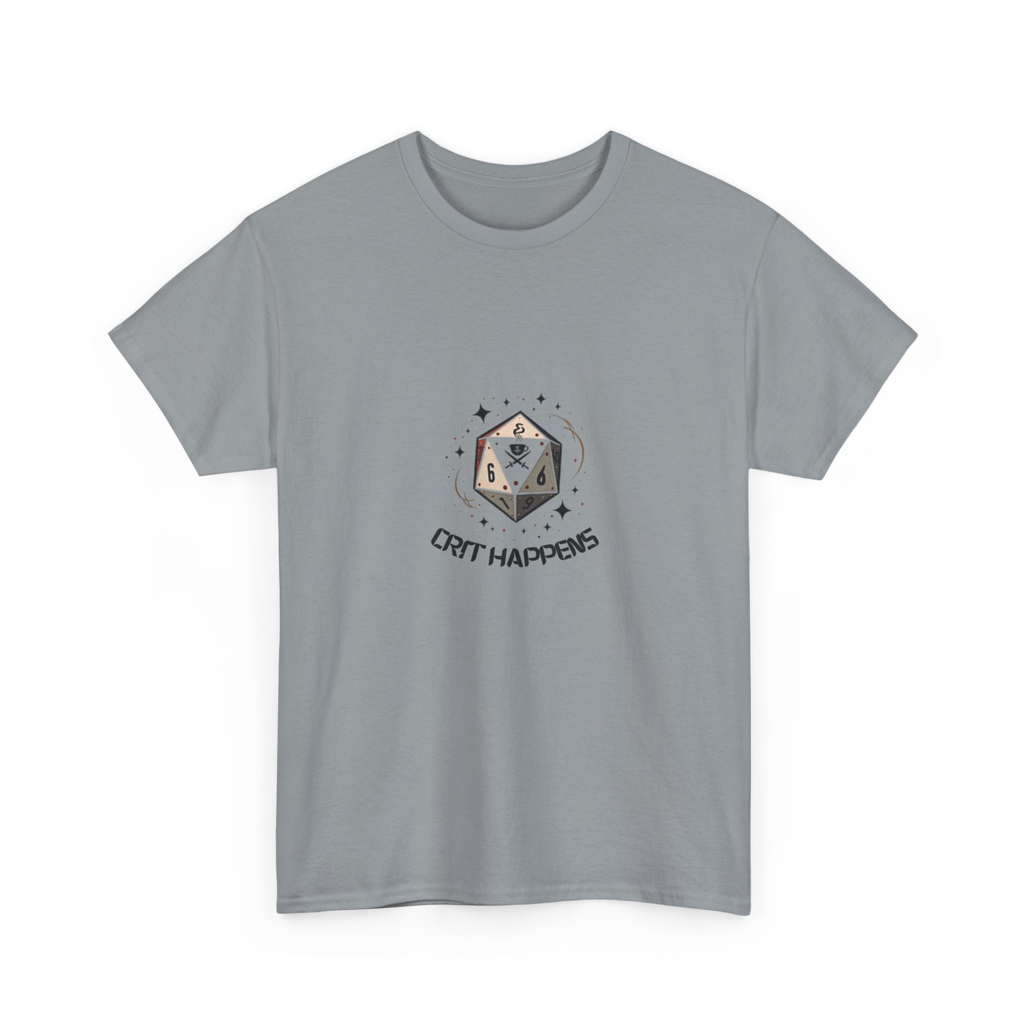 Crit Happens Tshirt- Funny RPG Coffee Lover Gift - Image 23