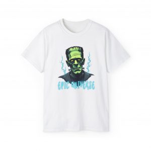 Epic Universe Monster T-Shirt, Frankenstein Tee, Fun and Bright Design, Perfect for Parks, Unisex Cotton Tee, Universal Studios, Halloween
