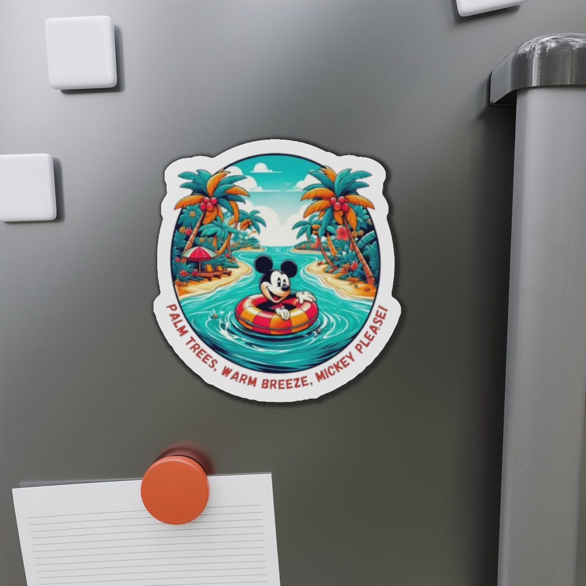 Disney Cruise Door Magnets, Tropical Mickey Design, Fun Fridge Magnets, Cute Kitchen Decor, Mickey Mouse Fan Gift, Refrigerator Accessories - Image 5