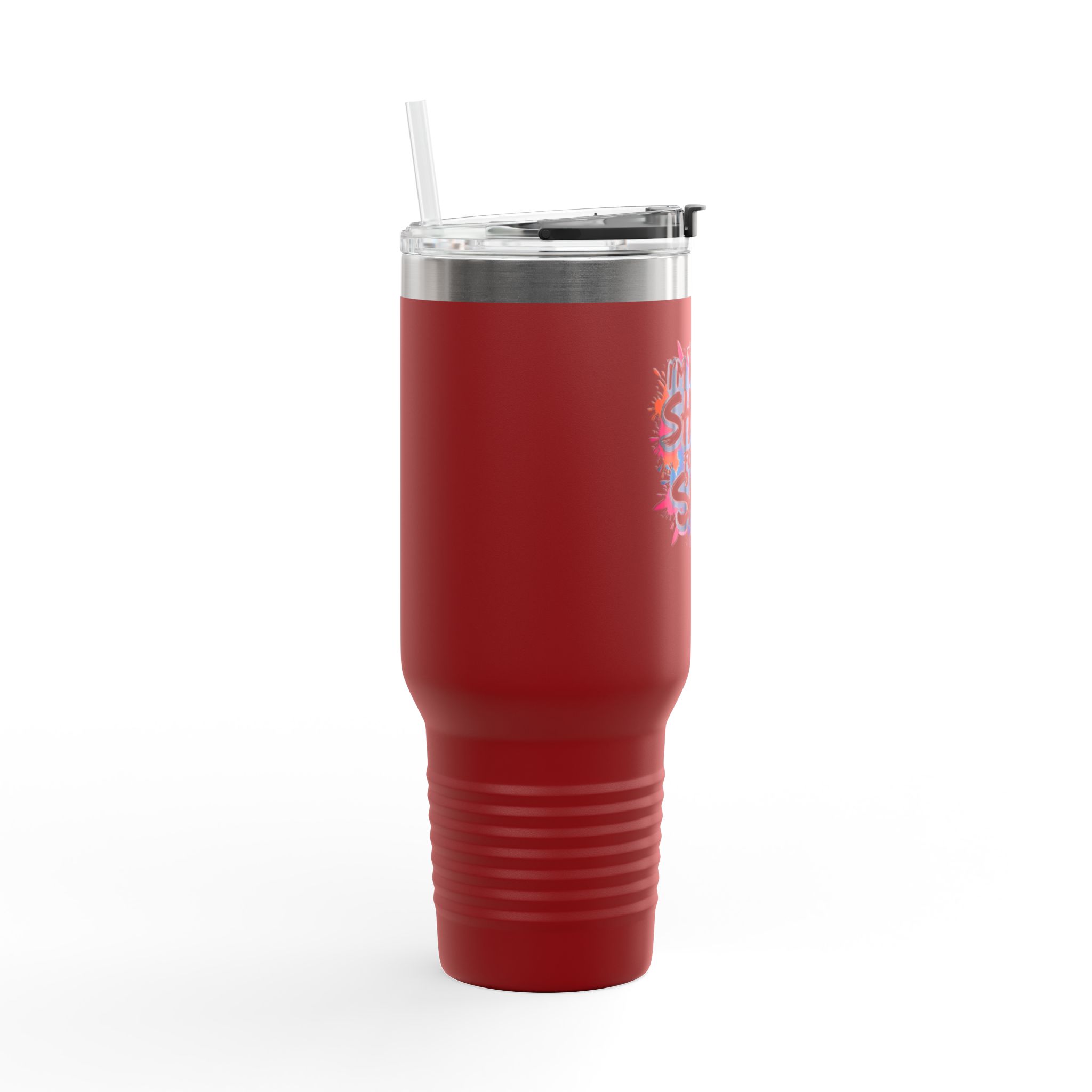 40oz Insulated Travel Mug - Im Too Short for This Sh*t Bold Funny Design - Image 5