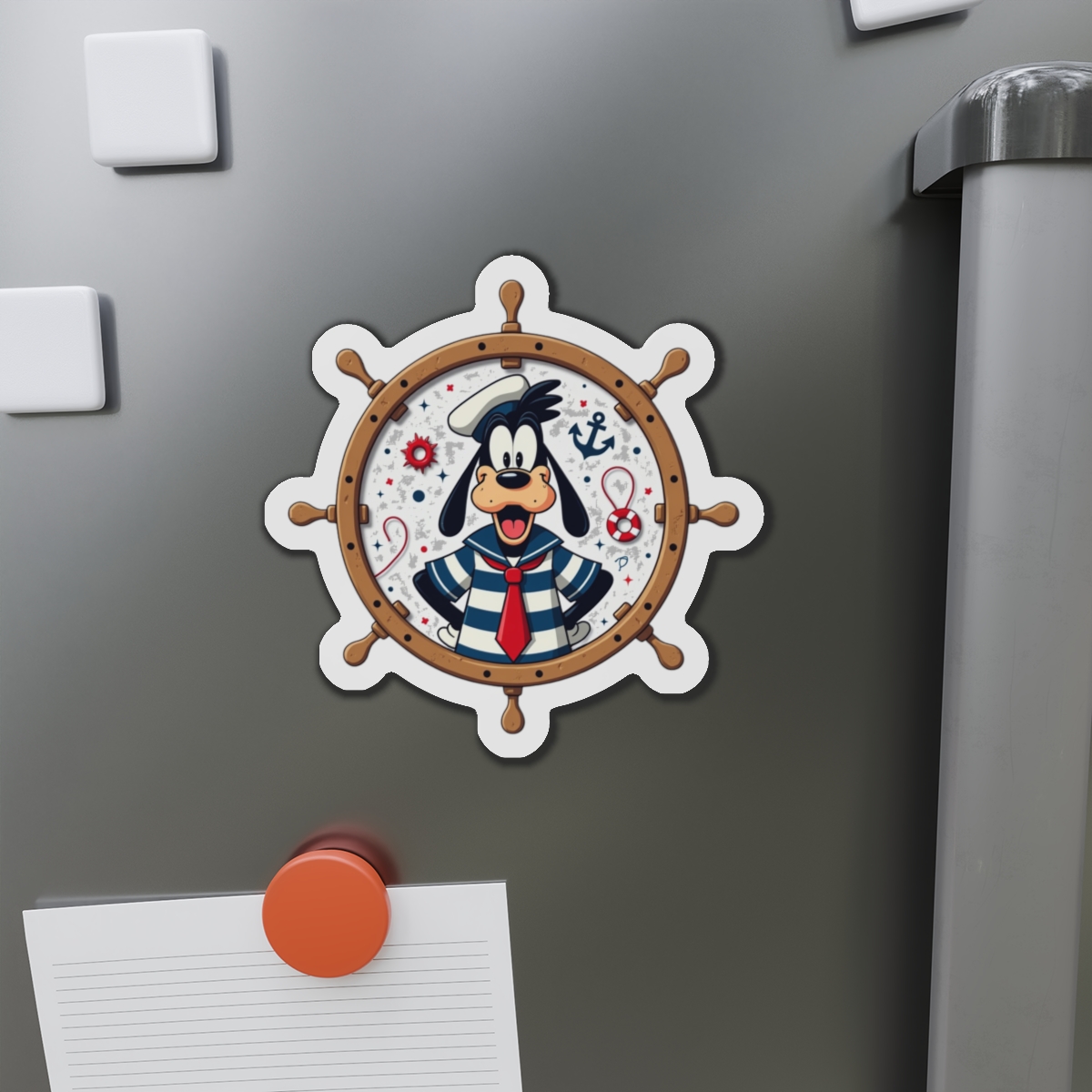 Nautical Goofy Magnet, Disney Cruise Line, Cruise Cabin Door Magnet - Image 5