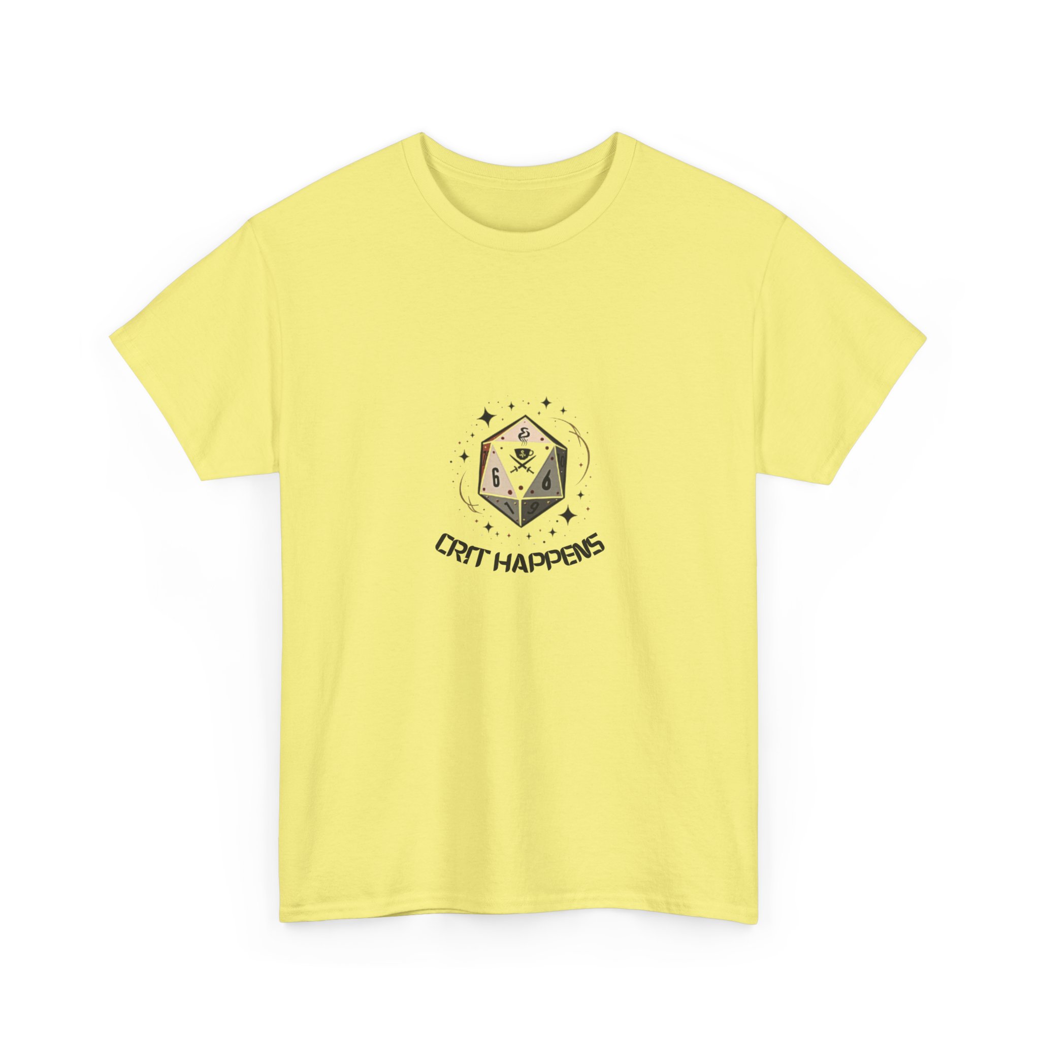 Crit Happens Tshirt- Funny RPG Coffee Lover Gift - Image 15