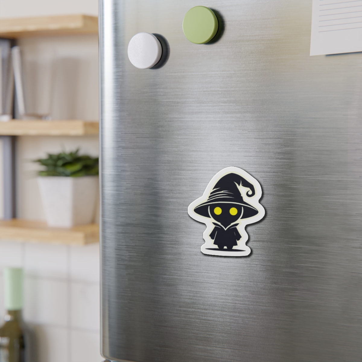 Adorable Black Mage-Inspired Die-Cut Magnet Fantasy Gaming Décor FFIX Vivi - Image 6