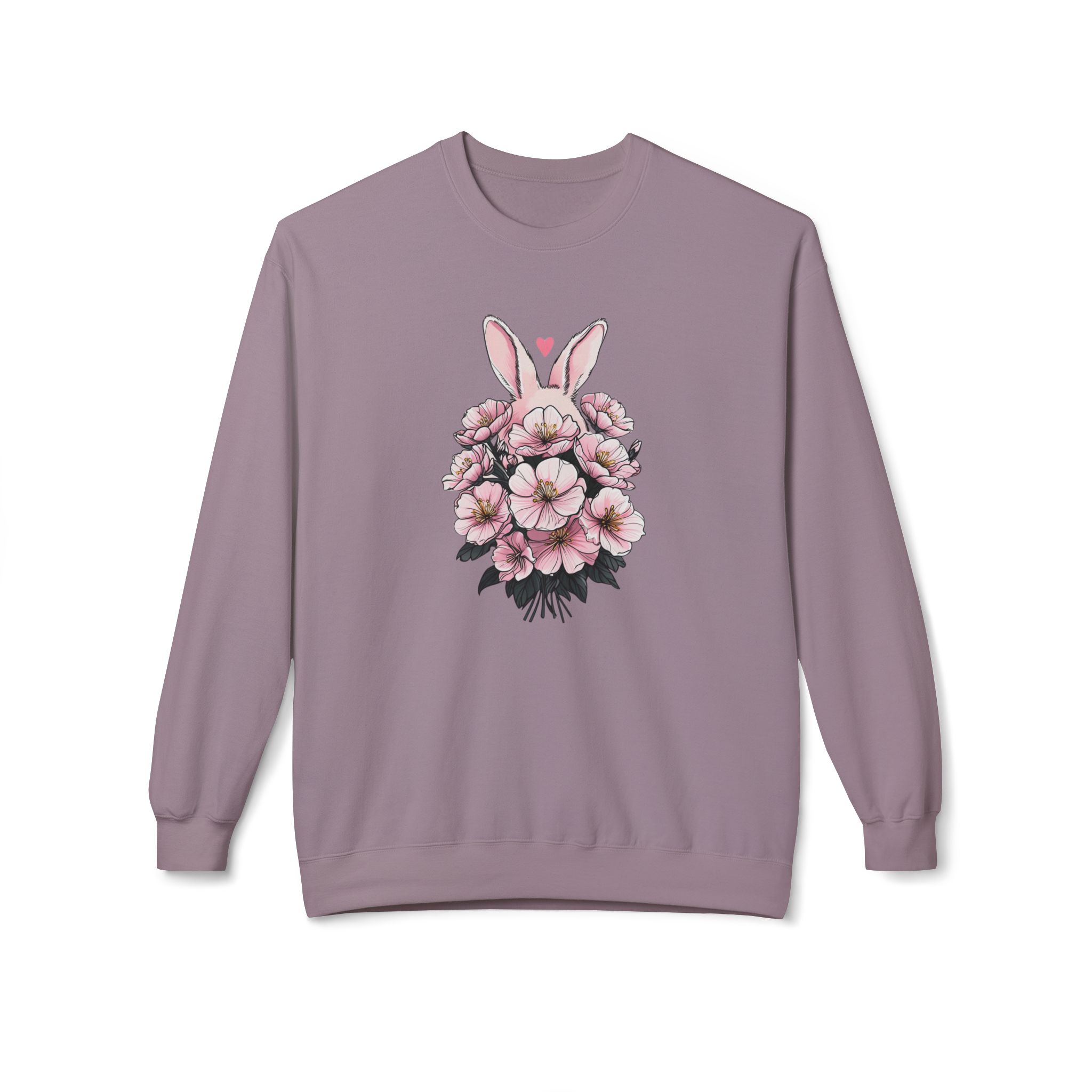 Spring/Easter Bunny Floral Crewneck Sweatshirt - Cute Easter Gift, Floral Sweatshirt, Spring Apparel - Image 17