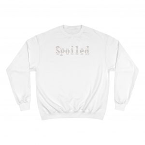 Spoiled Sweatshirt, Mono Color Design, CHAMPION BRAND