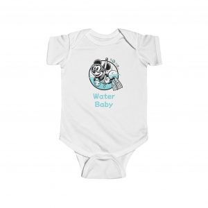 Infant Onesie, Mickey Mouse Snorkeling, Water Baby, Beach, Fun, Baby, Hawaii, Aulani, Disney Cruise, Disney World, Disneyland - Baby