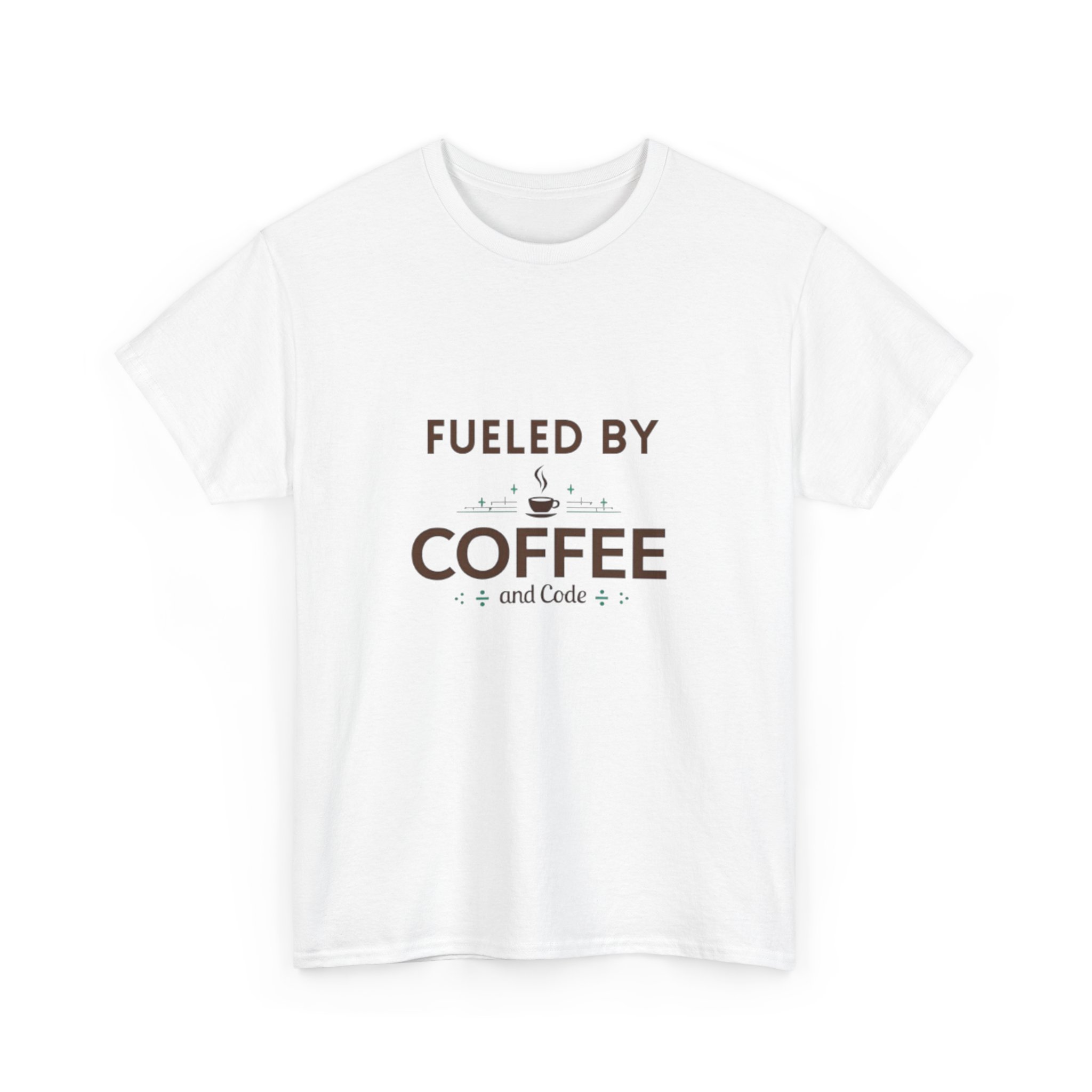 Fueled by Coffee and Code T-Shirt, Geeky Programmer Gift, Coffee Lover & Coder Shirt, Fun and Nerdy Design, Programmer Life Apparel - Image 3