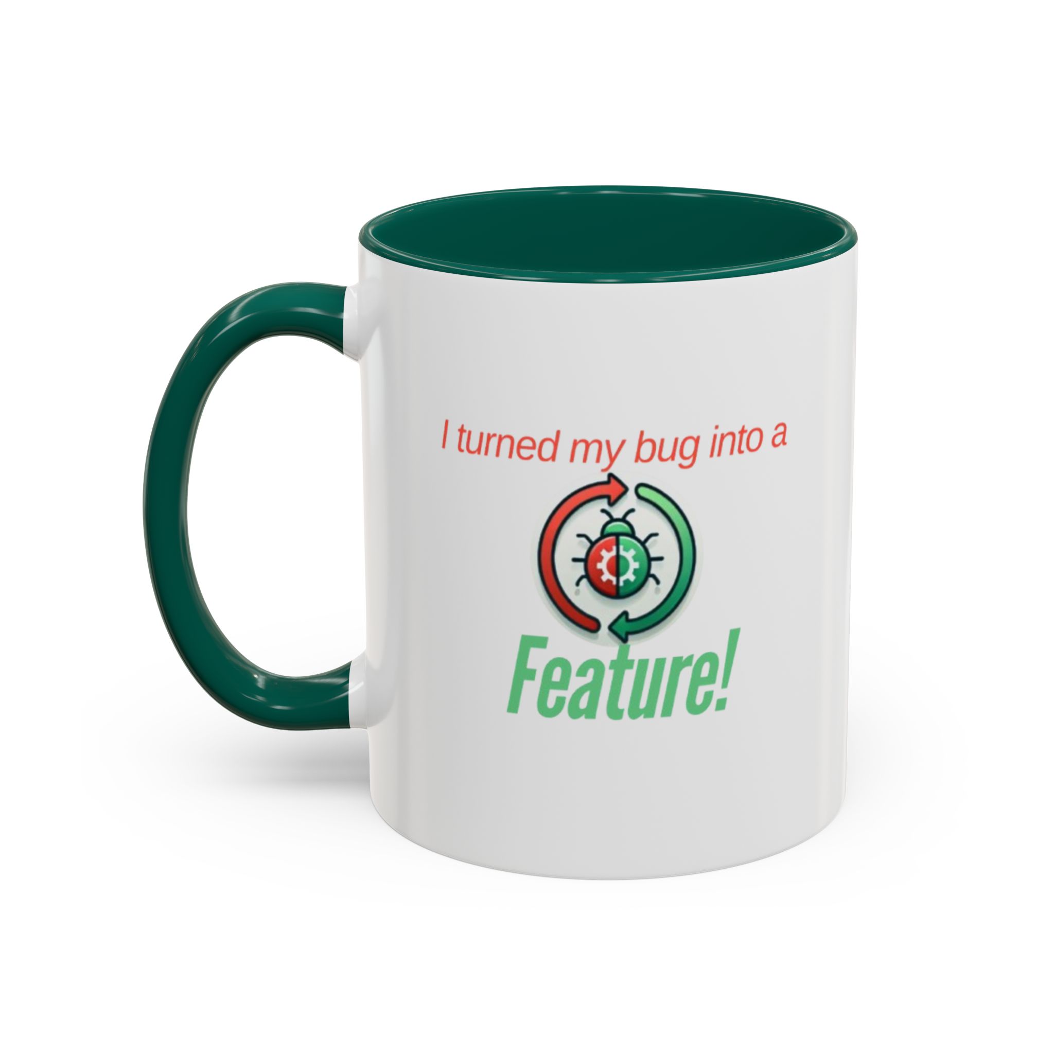 I Turned My Bug Into a Feature! Funny Programmer TwoTone Coffee Coding Humor Gift for Developers, Software Engineers and Tech Enthusiasts - Image 18