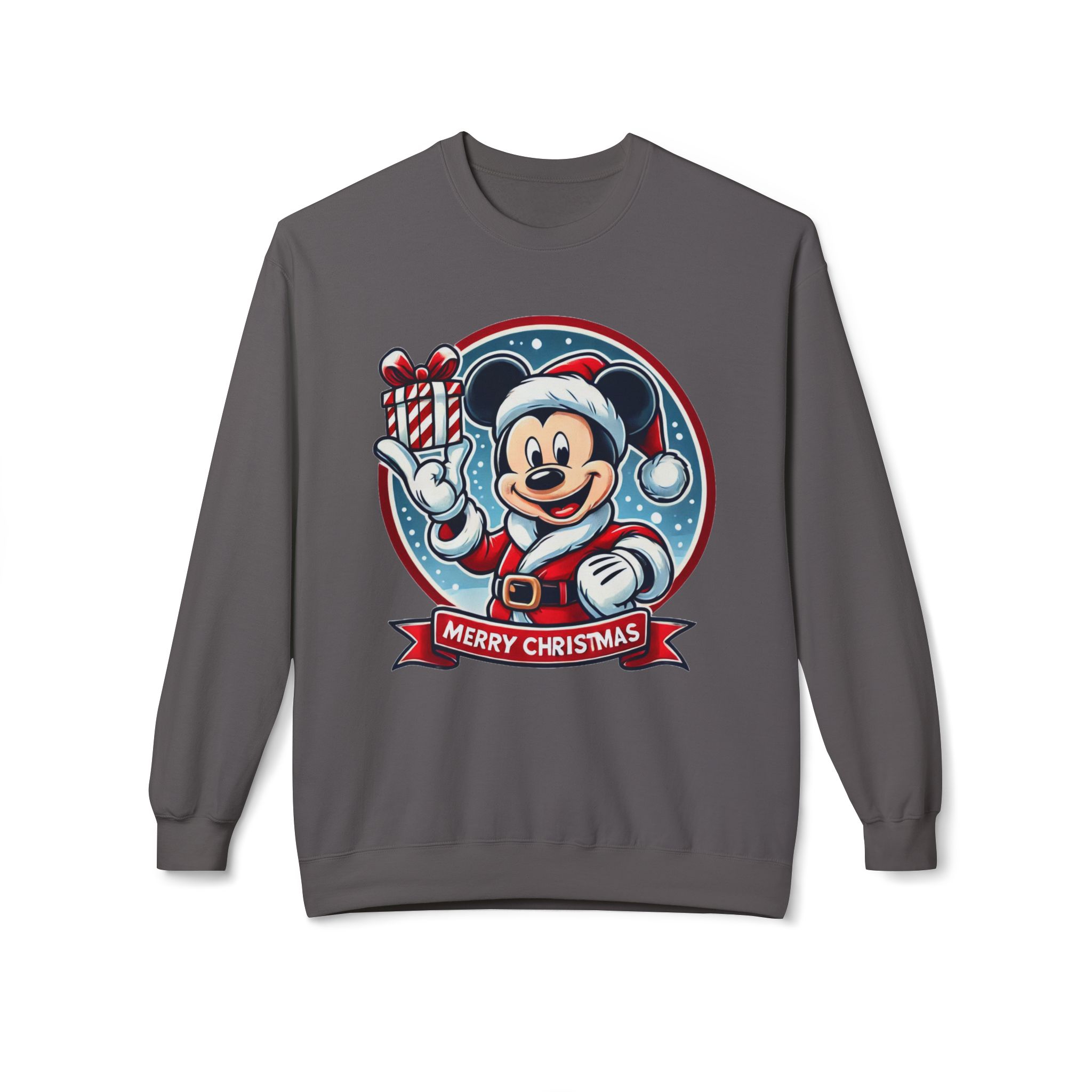 Festive Mickey Mouse Santa Sweatshirt - Merry Christmas Holiday Pullover - Disney Christmas Gift - Image 21
