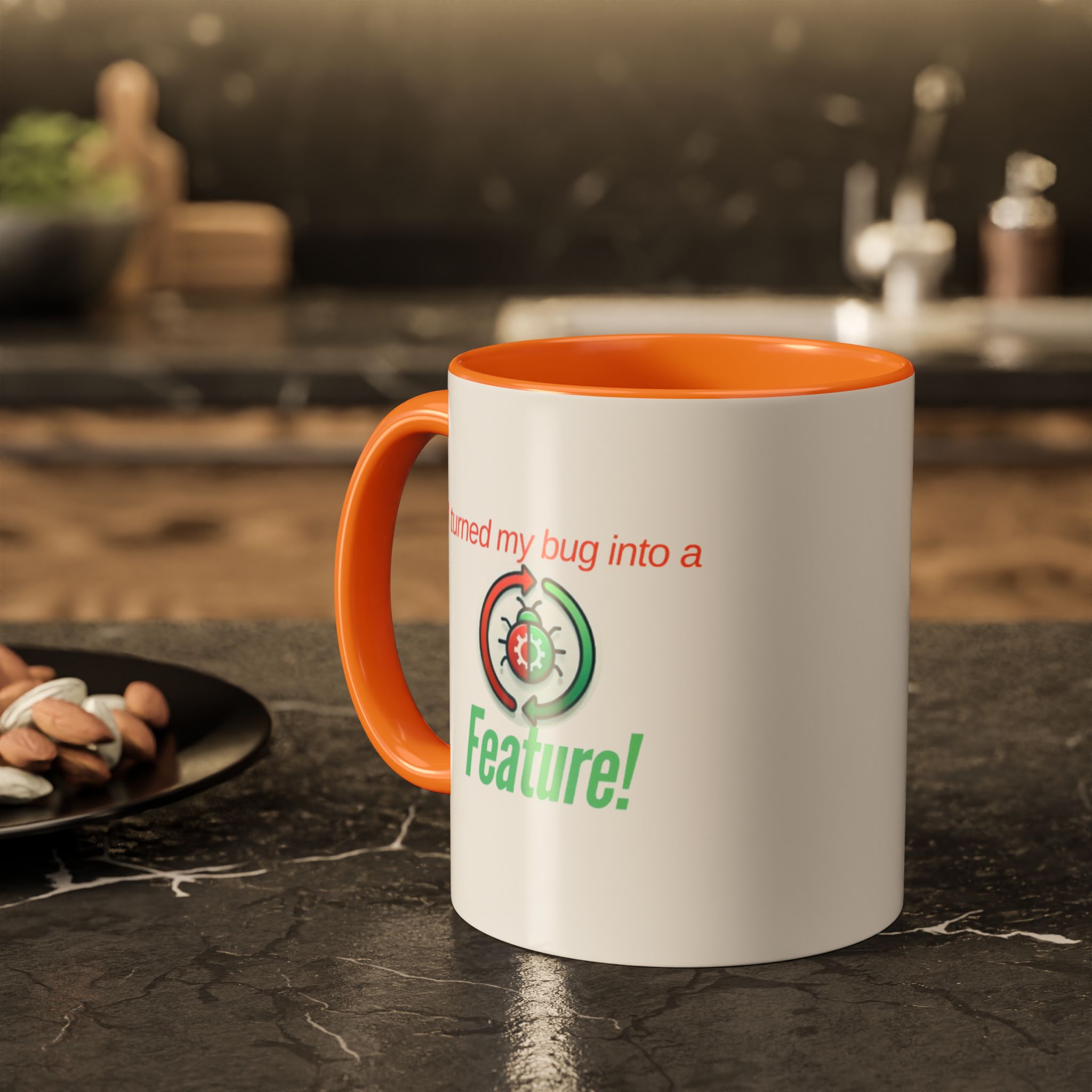 I Turned My Bug Into a Feature! Funny Programmer TwoTone Coffee Coding Humor Gift for Developers, Software Engineers and Tech Enthusiasts - Image 15
