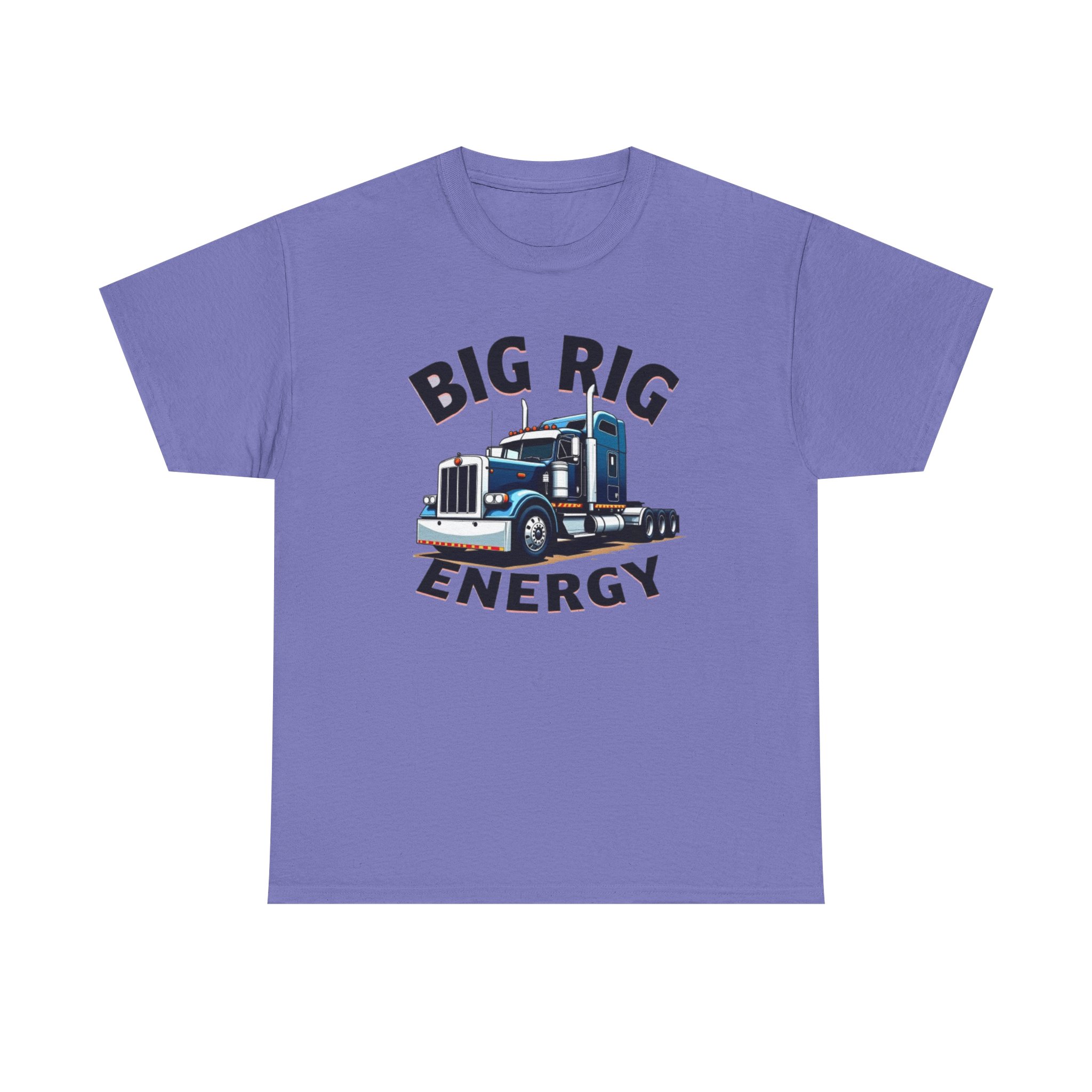 Big Rig Energy Unisex Heavy Cotton Tee, Funny Trucker Shirt, Gag Gift, Funny Truck Driver Shirt, Truck Lover Gift, Trucker Tee Shirt - Image 25