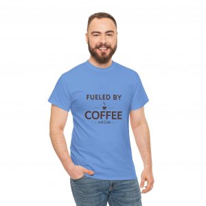 Fueled by Coffee and Code T-Shirt, Geeky Programmer Gift, Coffee Lover & Coder Shirt, Fun and Nerdy Design, Programmer Life Apparel