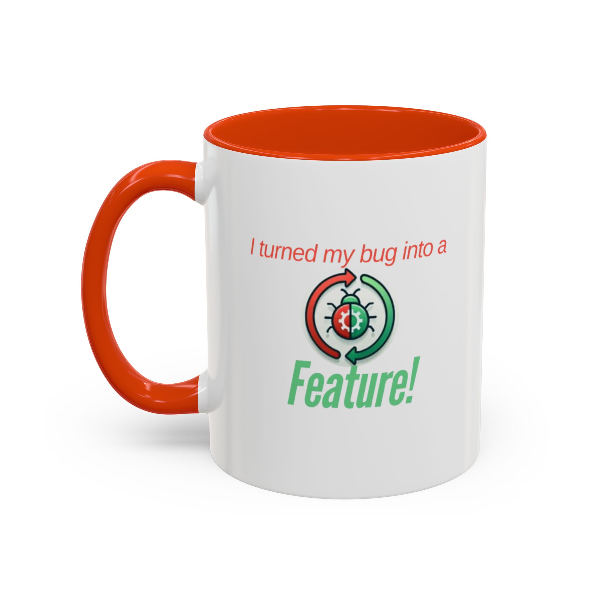 I Turned My Bug Into a Feature! Funny Programmer TwoTone Coffee Coding Humor Gift for Developers, Software Engineers and Tech Enthusiasts - Image 36