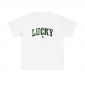 Lucky St. Patrick's Day Unisex Tee, Lucky T-Shirt, Bar Crawl Tee, Irish Shirt, Casual Everyday Wear