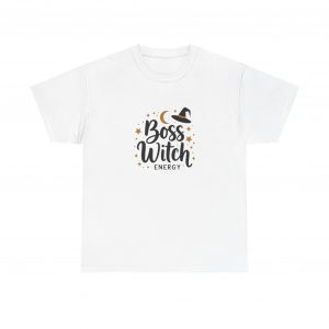 Boss Witch Energy T-Shirt - Fun and Empowering Witchy Tee for Halloween, Everyday Magic, or Gift for Witches