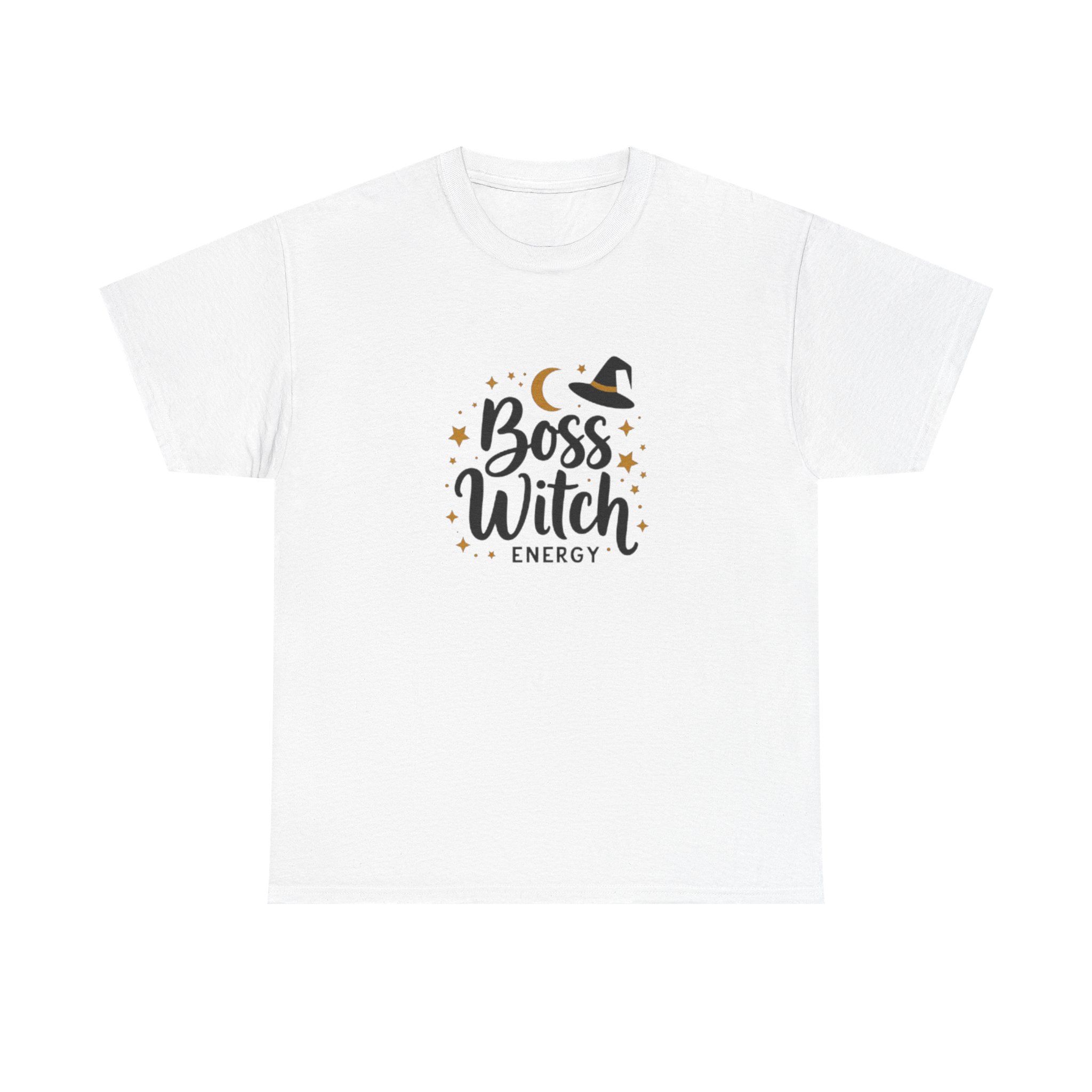 Boss Witch Energy T-Shirt - Fun and Empowering Witchy Tee for Halloween, Everyday Magic, or Gift for Witches
