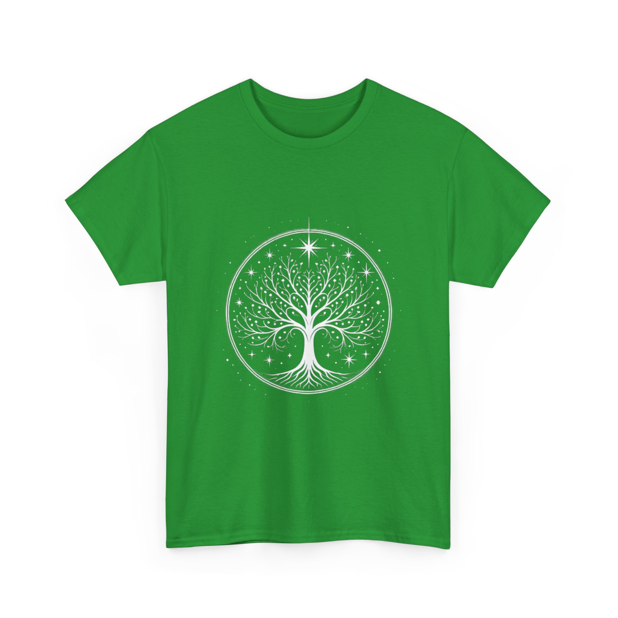 Minimalistic White Tree of Gondor Unisex Heavy Cotton T-Shirt Tolkien-Inspired Design - Image 15