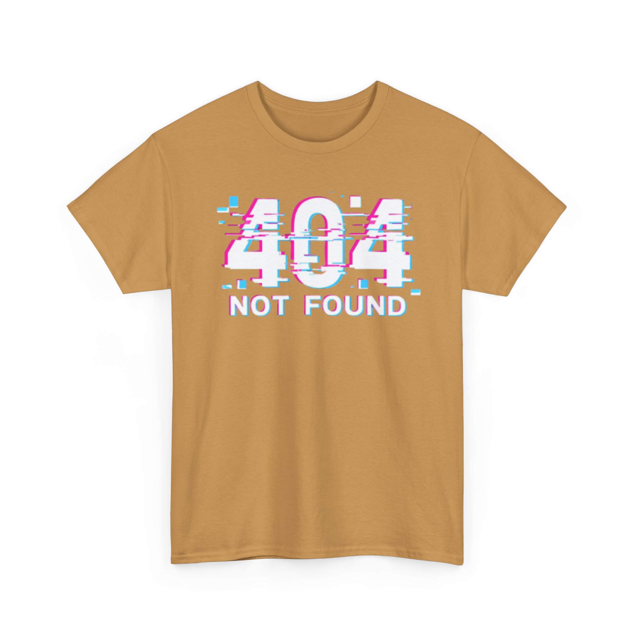 404 Not Found Unisex Heavy Cotton Tee, Trendy Graphic Shirt, Casual Everyday Wear, Gift for Tech Lovers, Unisex Tee - Image 7