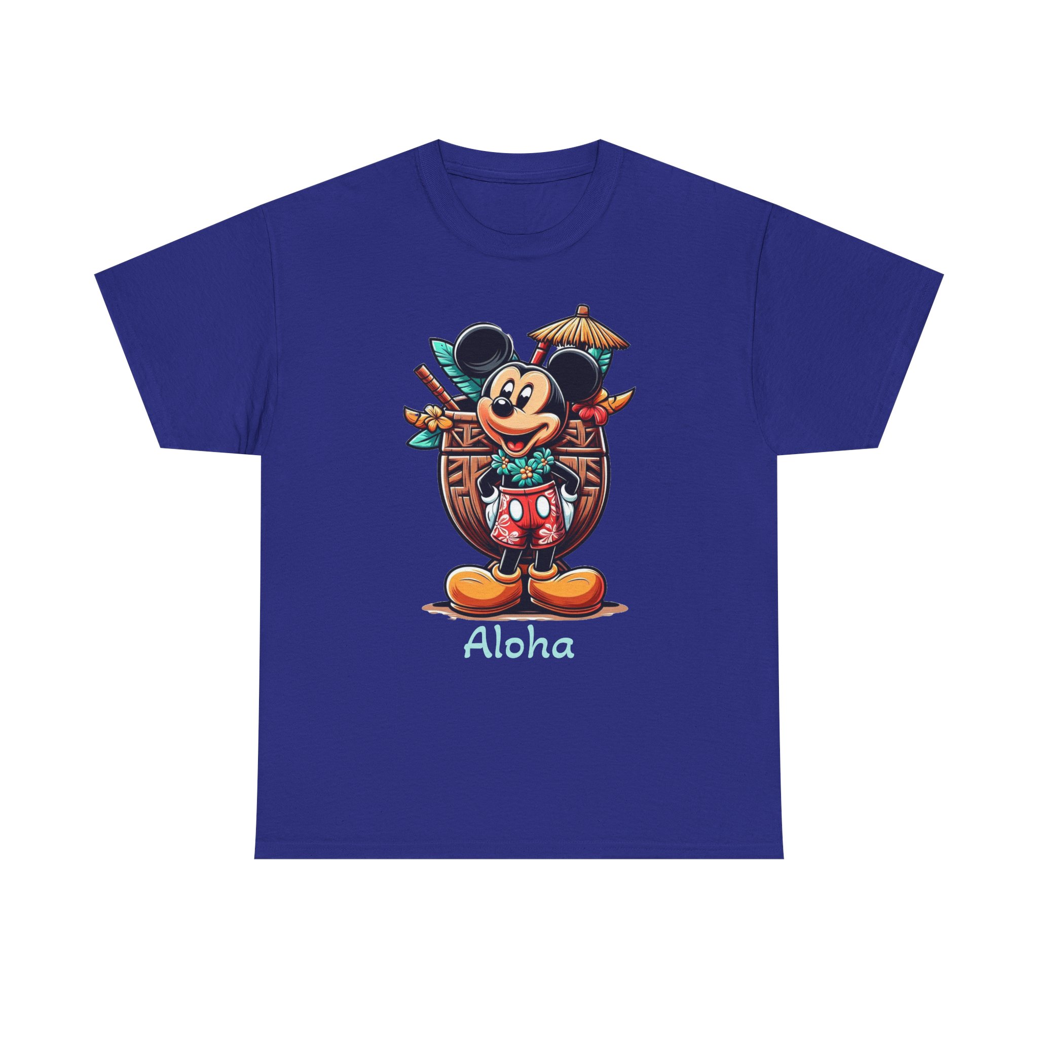 Aloha Mickey Tiki Tee, Beach Vacation Shirt, Unisex Heavy Cotton Top, Disney Hawaii Cruise, Fun Summer Tee, Aulani - Image 21