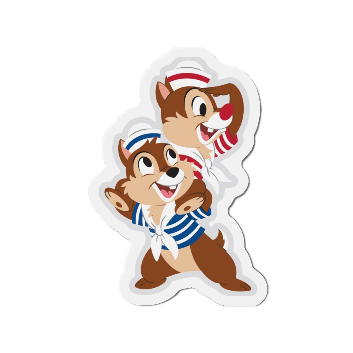 Disney Cruise Nautical Chip and Dale Door Magnet, Cruise Ship Decor, Nautical Theme Magnet