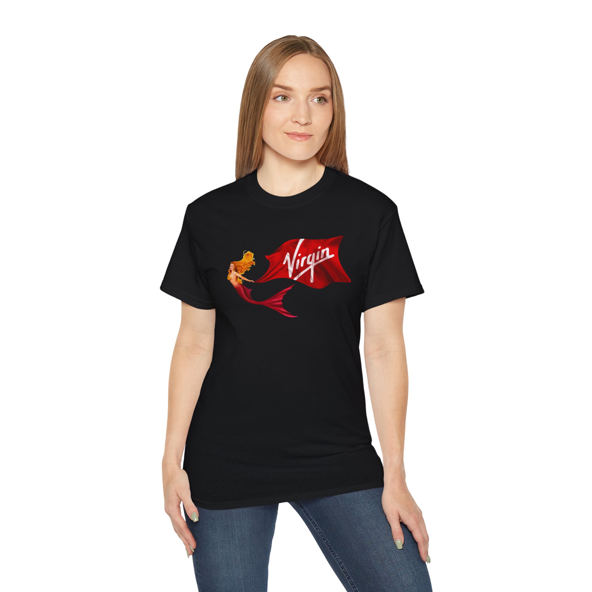 Mermaid T-shirt, Virgin Voyages Unisex Tee, Nautical Sailboat Shirt, Ocean Cruise Top, Sailor Gift, Cruise Ship Apparel
