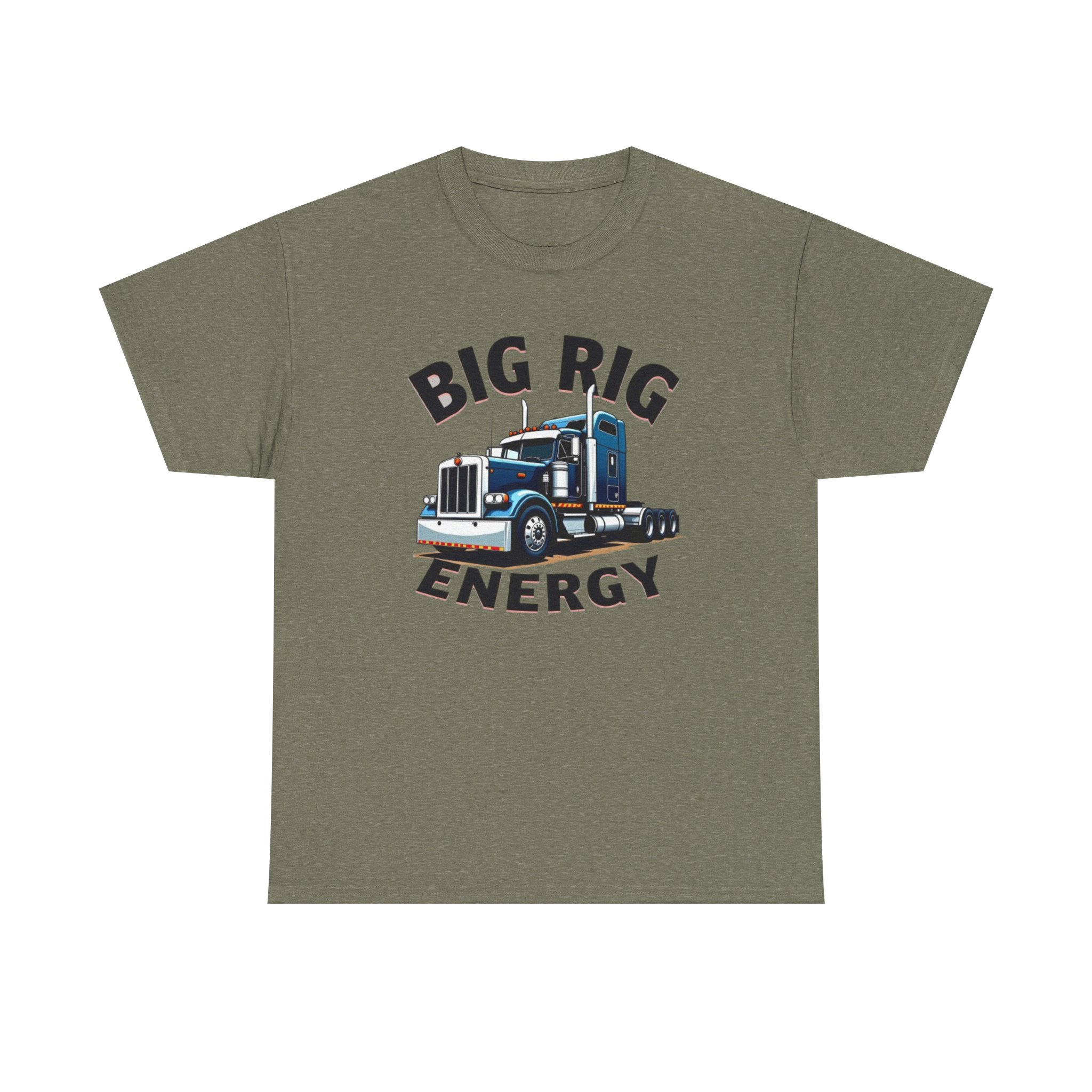 Big Rig Energy Unisex Heavy Cotton Tee, Funny Trucker Shirt, Gag Gift, Funny Truck Driver Shirt, Truck Lover Gift, Trucker Tee Shirt - Image 13